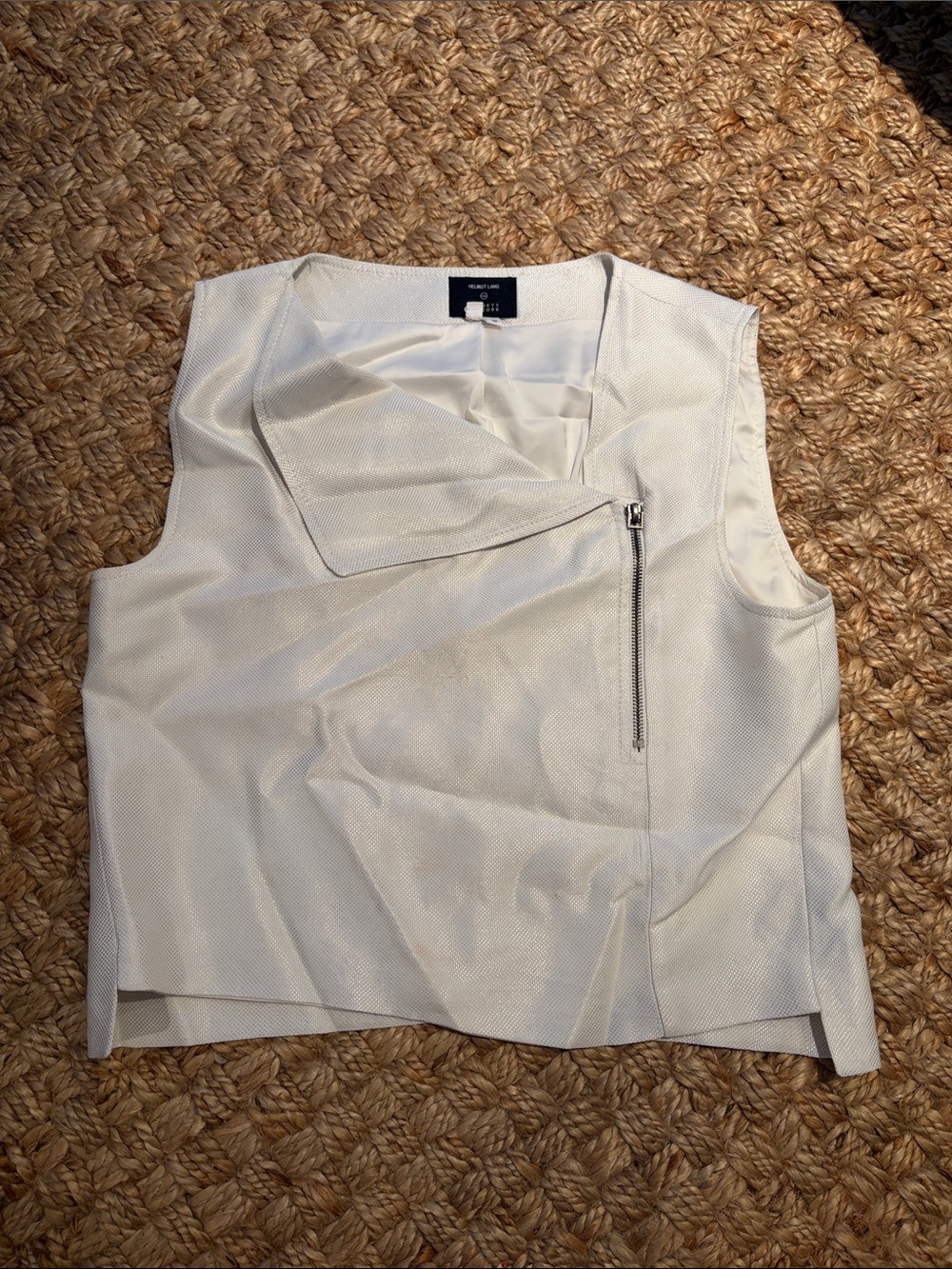 Rare Helmut Lang x Barneys New York Asymmetric Draped Vest